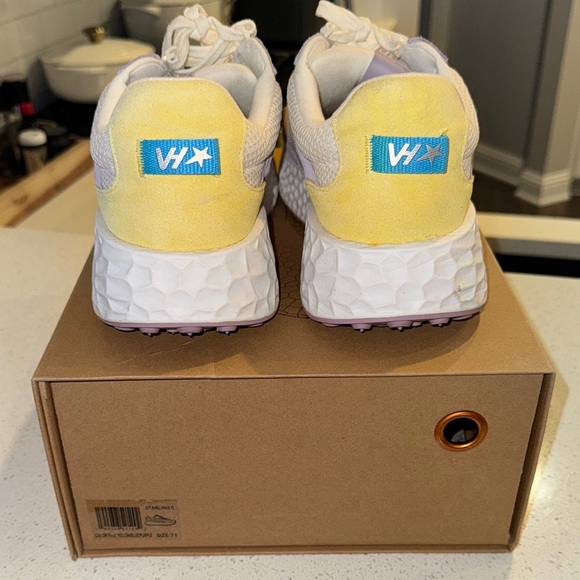 Vintage Havana Sneakers in Purple, Yellow, and Blue - Picture 3 of 5